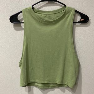 Lululemon Open-Back Cropped Training Tank Top